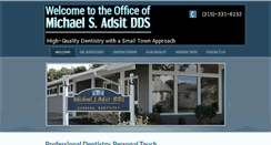 Desktop Screenshot of michaeladsitdds.com